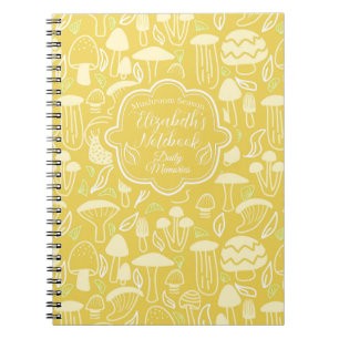 Mushroom Mustard Cream Notebook