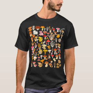 Mushroom  Mycology Fungi Foraging Mushroom Whisper T-Shirt