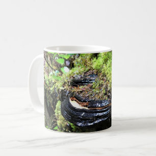 Mushroom on a Tree, Cape Disappointment, WA Coffee Mug