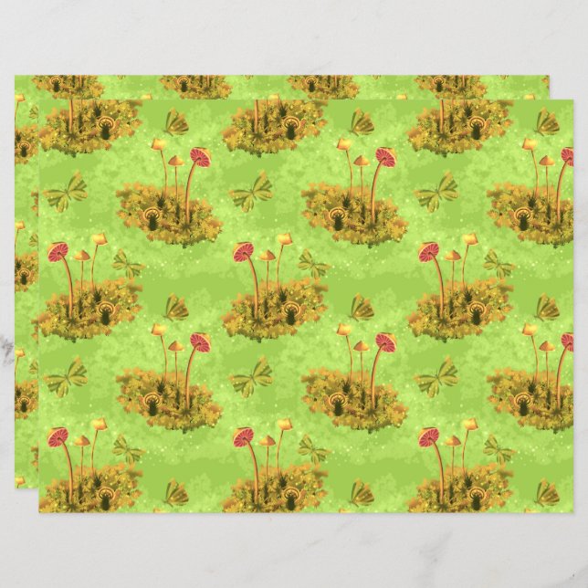 Mushroom on Moss  (Front/Back)