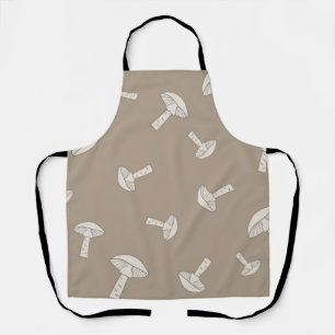 Mushroom pattern apron