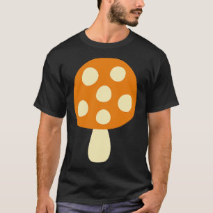 Mushroom Pattern Cute Aesthetic Mycology Fungi Fo T-Shirt