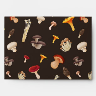 Mushroom pattern envelope