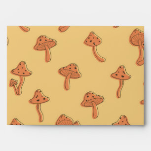 Mushroom pattern envelope