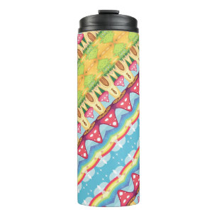 Mushroom pattern thermal tumbler
