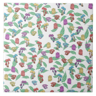Mushroom Pattern Tile