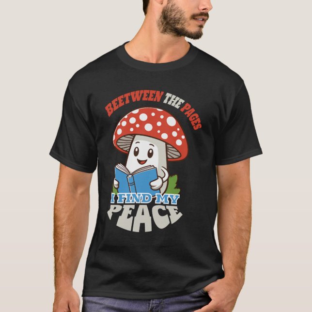 mushroom peace - bookkeeper T-Shirt (Front)