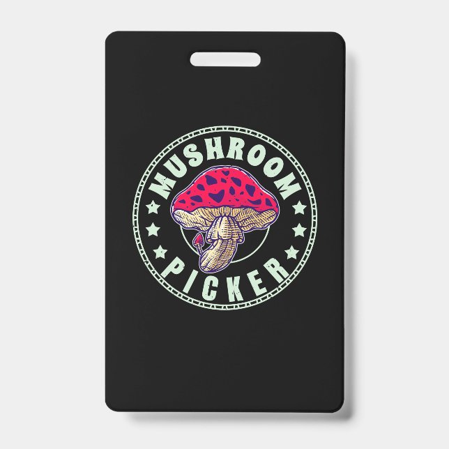 Mushroom Picker Badge (Front)
