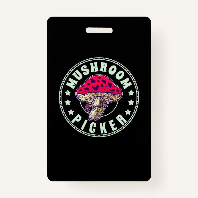 Mushroom Picker Badge (Front)