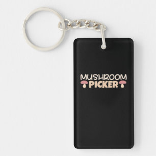 Mushroom Pickers Keychain