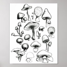 Mushroom Poster