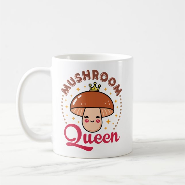 Mushroom Queen Coffee Mug (Left)
