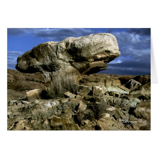Mushroom Rock Colour Photo (Front Horizontal)