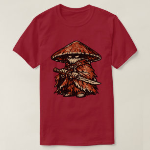 Mushroom Ronin — Funny Fungi Wandering Samurai  T-Shirt