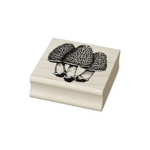 Mushroom Rubber Stamp  