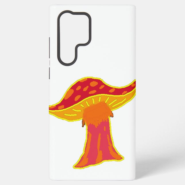 Mushroom Samsung Galaxy S22 Ultra Case (Back)
