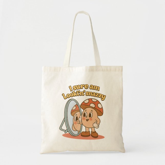 Mushroom Self-Love Tote Bag (Front)