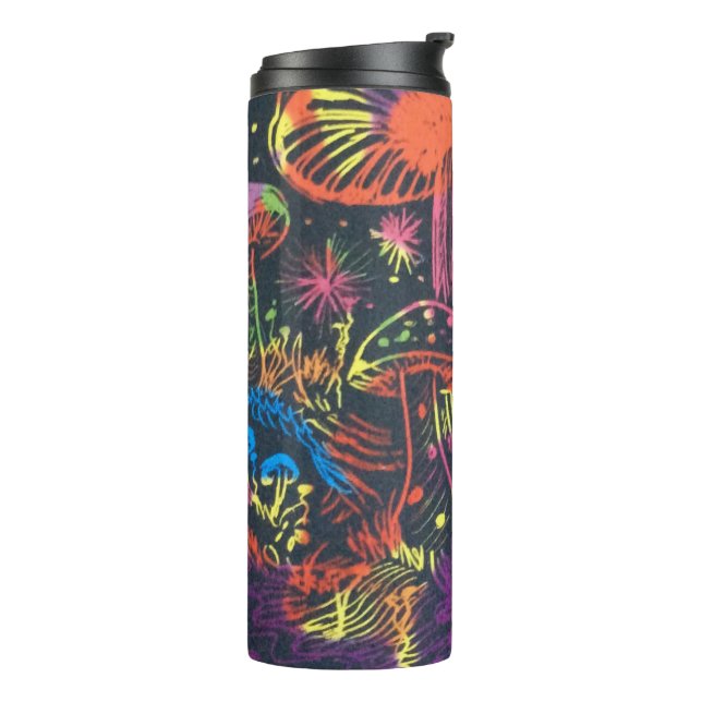 Mushroom Space Thermal Tumbler (Rotated Left)