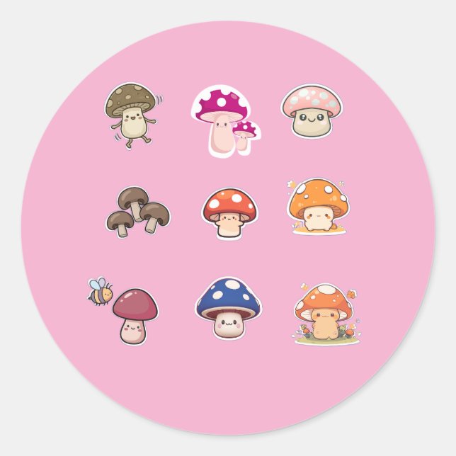 Mushroom stickers (Front)