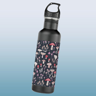 Mushroom Toadstool Fungi 710 Ml Water Bottle