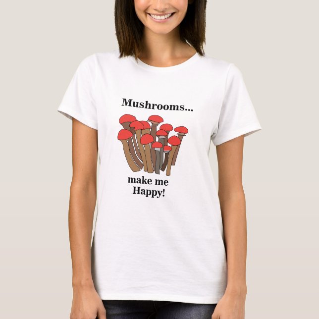 Mushroom Toadstool Fungi Mushrooms T-Shirt (Front)