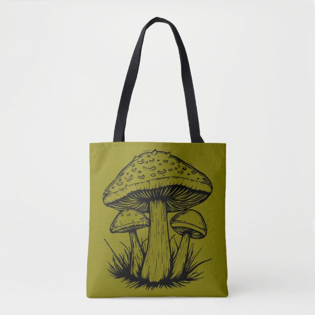 Mushroom  Tote Bag (Front)