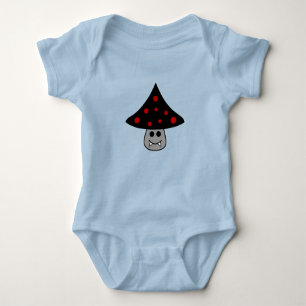 Mushroom Vampire Baby Bodysuit