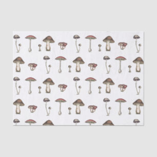 Mushroom Vintage Fungi Forest Woodland Decoupage  Tissue Paper