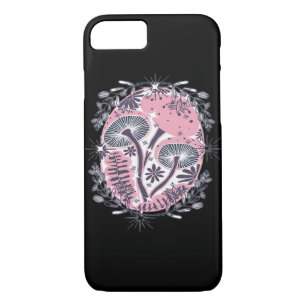 Mushroom Whimsigoth Art Design Classic Case-Mate iPhone Case