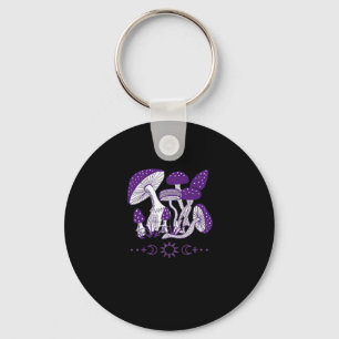 Mushroom Whimsigoth Vibes Keychain