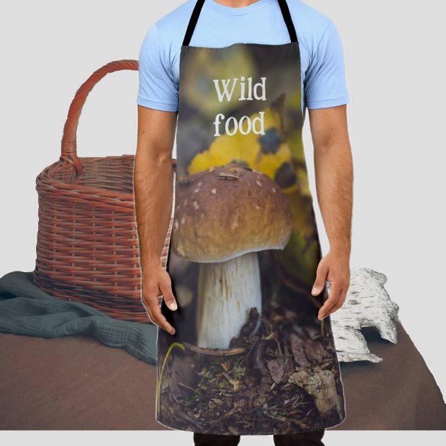 Mushroom with yellow leaves apron (Creator Uploaded)