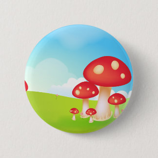 Mushrooms 2 Inch Round Button
