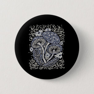 Mushrooms And Whimsigoth 2 Inch Round Button