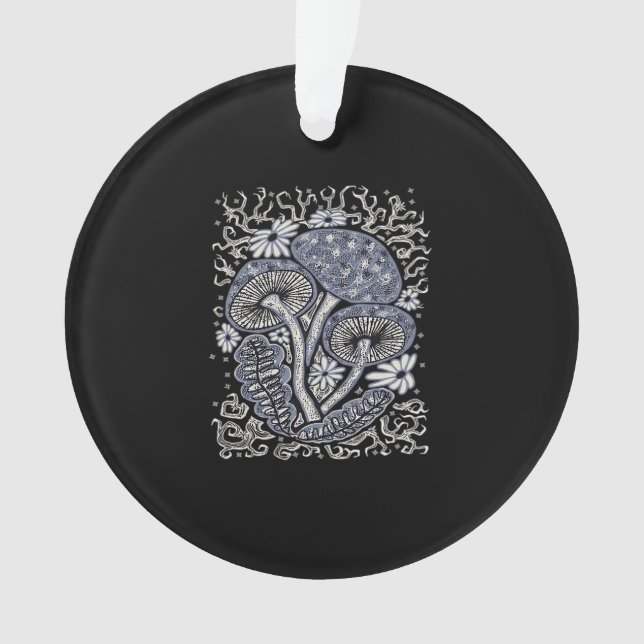 Mushrooms And Whimsigoth Ornament (Front)