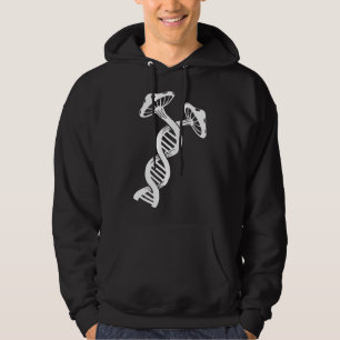 Mushrooms DNA - Vegan Fungus Fungi Hunting - Mushr Hoodie