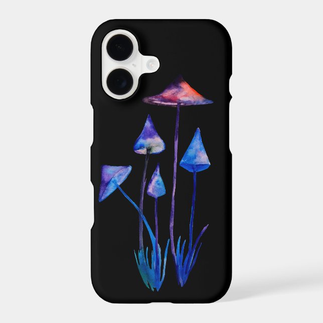 Mushrooms Drawing  Apple iPhone 8/7, Barely There (Back)