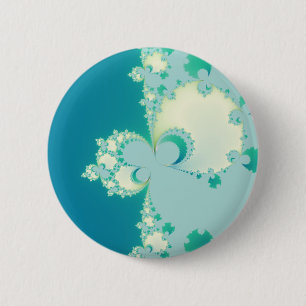 Mushrooms Fractal 2 Inch Round Button