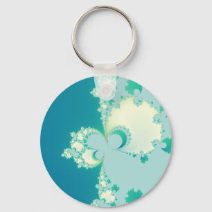 Mushrooms Fractal Keychain