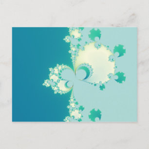 Mushrooms Fractal Postcard