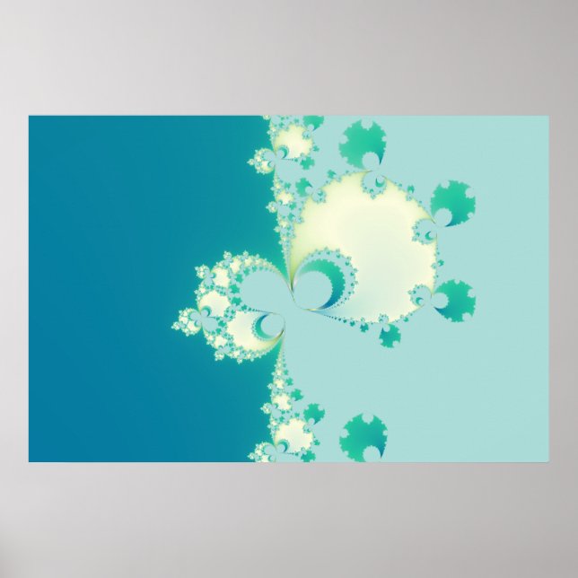 Mushrooms Fractal Poster (Front)