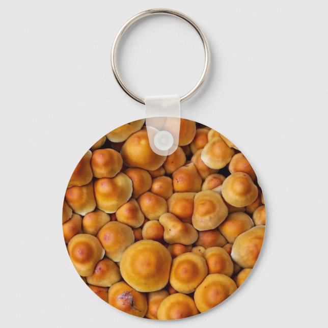 Mushrooms Fungus Keychain (Front)