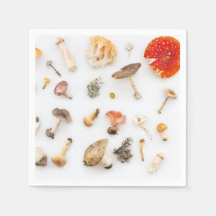 Mushrooms Fungus Napkin
