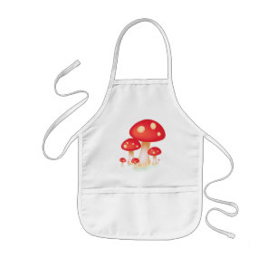 Mushrooms Kids Apron