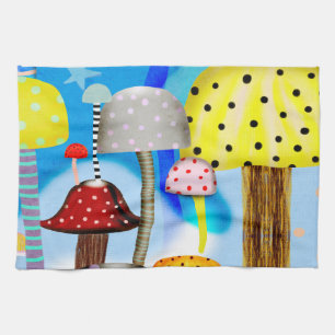 MUSHROOMS KITCHEN DECOR TOWEL