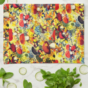 Mushrooms kitchen towel