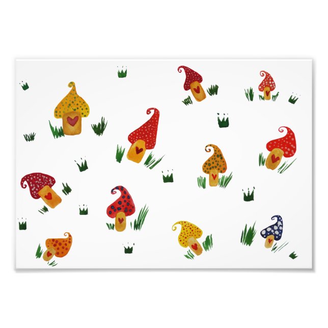 Mushrooms Kodak Professional Photo Paper (Satin) (Front)