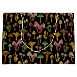 Mushrooms, Lichen & Colorful Fungi Large Gift Bag