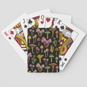 Mushrooms, Lichen & Colourful Fungi Playing Cards