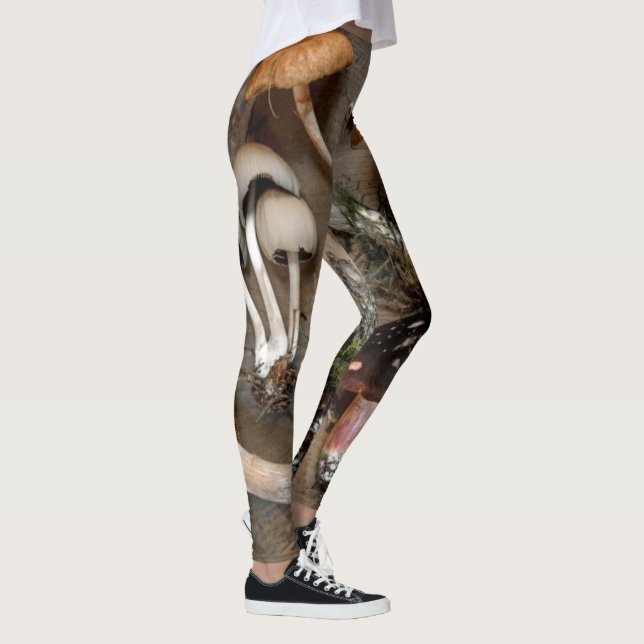 Mushrooms  Love Fungi Leggings (Right)