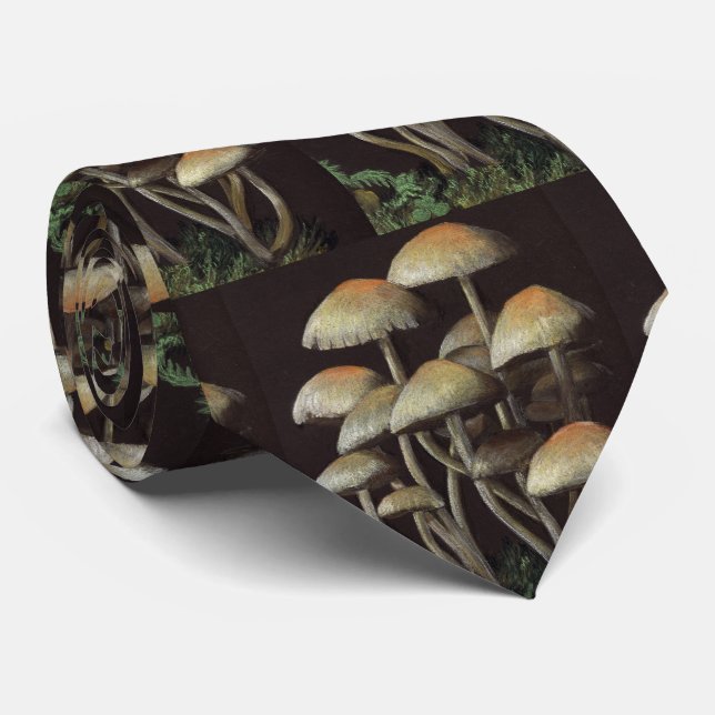 Mushrooms Neck Tie (Rolled)